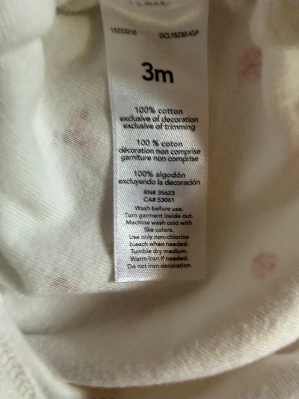 Carter's White Onesie with Ladybugs & Navy Knit Jeans